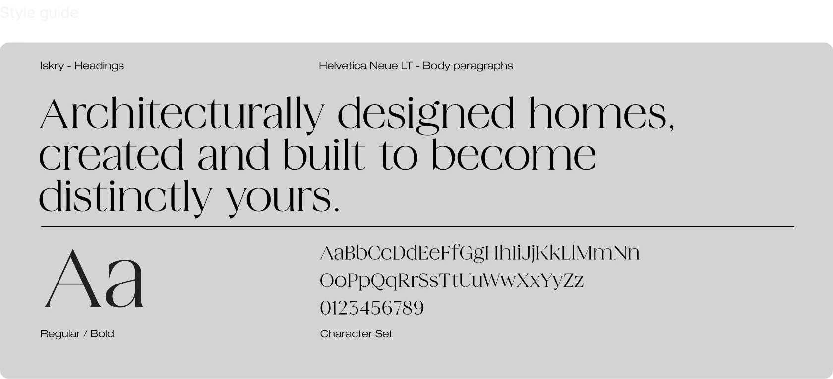 Thomas Archer website design – Typography, Melbourne