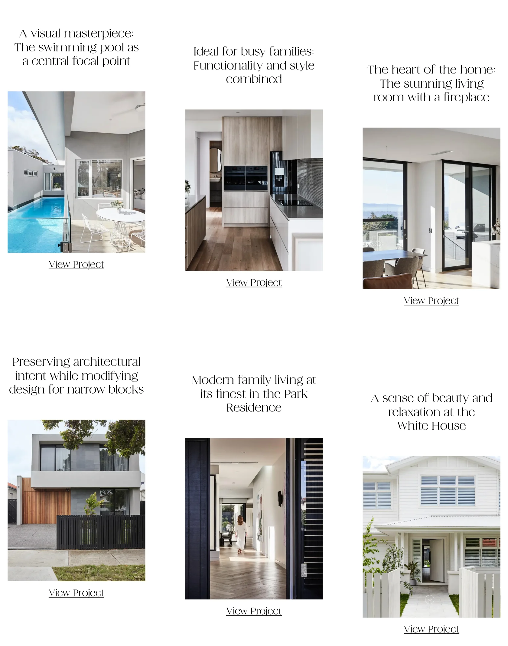 Thomas Archer website design – Instagram layouts, Melbourne